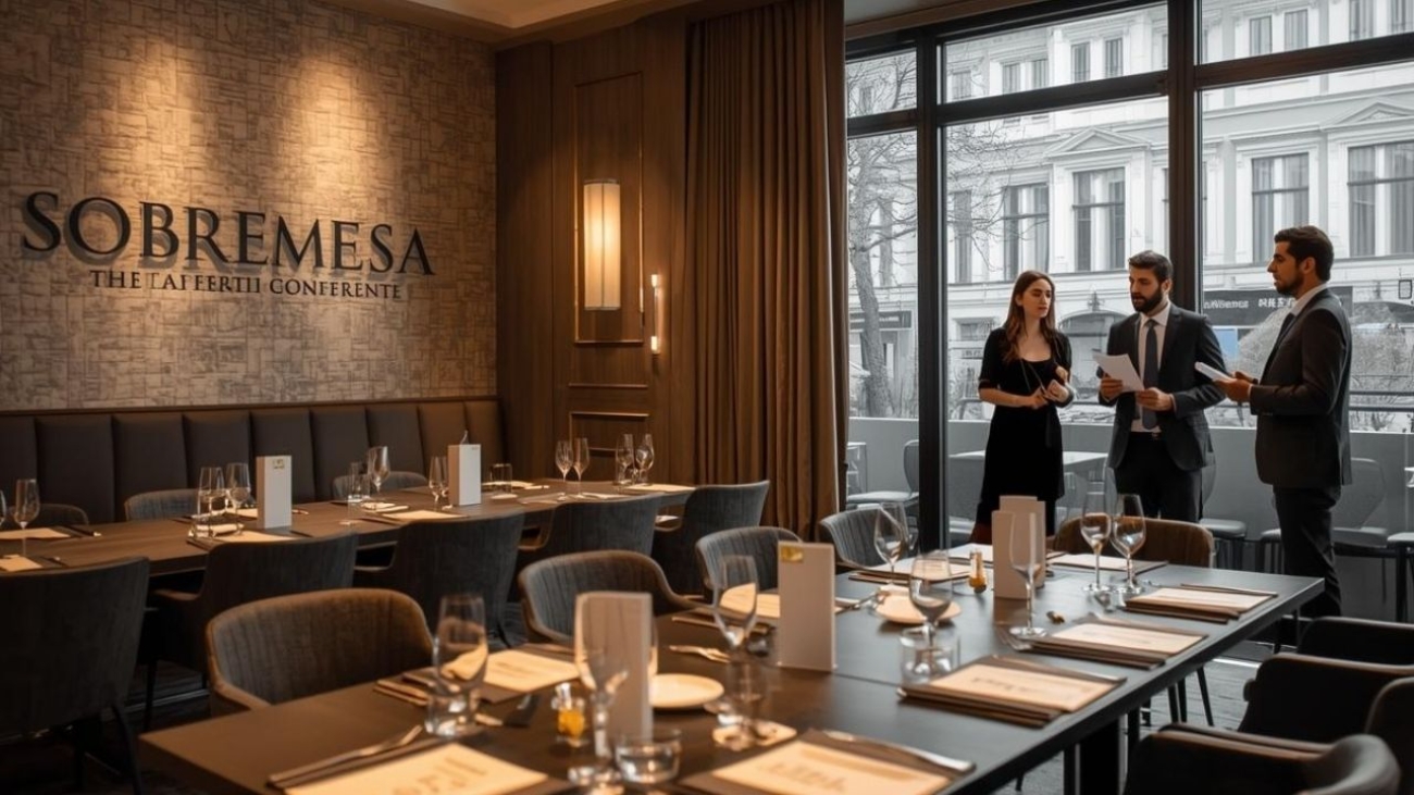 Jak zorganizować perfekcyjną konferencję w restauracji Sobremesa w Warszawie